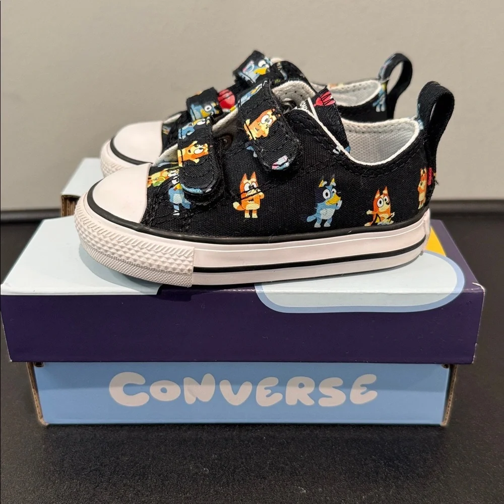 Converse x Bluey Chuck Taylor All Star Easy-On Toddler Size 4C EUC with Box